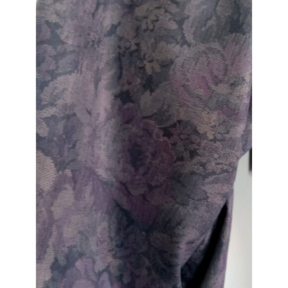 VTG London Fog Wamsutta Woven Tapestry Trench Coat Wms Sz 12 Petite - Picture 15 of 15